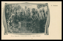 SÃO TOMÉ E PRÍNCIPE - Roça "Aqua-Izé" ( Ed. Mendes & Lopes Araujo )carte Postale - Santo Tomé Y Príncipe