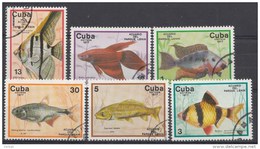 Cuba 1977  Oblitérés / Used / Gestempeld - Fishes