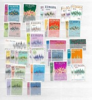 1972 MNH Cept Complete (22 Countries) Postfris** - Annate Complete