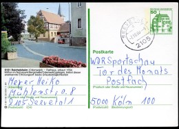 BUND P130 H8/118 Bild-Postkarte REICHELSHEIM RATHAUS Gebraucht Seevetal 1980 - Illustrated Postcards - Used