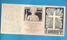 TESSERA AZIONE CATTOLICA ITALIANA GIOVENTU'   - 1939 DIOCESI MAZARA DEL VALLO - Cartes De Membre