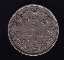 BELGIQUE MORIN N° 389b TTB 1933 . (SP15) - 5 Francs & 1 Belga