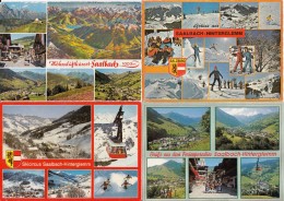 4 ANSICHTSKARTEN : Saalbach-Hinterglemm -  (Salzburg, Österreich) - Saalbach