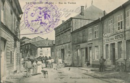 55 - Meuse - Vavincourt - Rue De Verdun (rare) Cachet Militaire "Ambulance  Médecin Chef" - Vavincourt