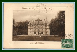 CPA CHILLY MAZARIN Château Carte Gauffrée  Voy 1916 - Chilly Mazarin