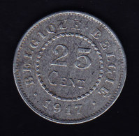 BELGIUM MORIN CAT N° 435  SUP  1917  (AA30) - 25 Centimes