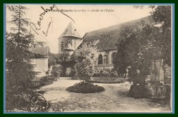 CPA CHILLY MAZARIN Abside De L' Eglise Curé Voy Blanc 1904 (dos 1900) - Chilly Mazarin