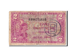 Billet, République Fédérale Allemande, 2 Deutsche Mark, 1948, KM:3b, B - Andere & Zonder Classificatie