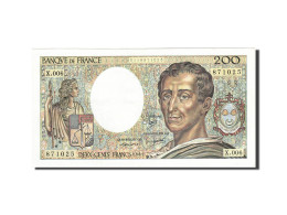 Billet, France, 200 Francs, 1981, 1981, TTB+, Fayette:70.1, KM:155a - 200 F 1981-1994 ''Montesquieu''
