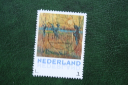 Vincent Van Gogh Landschappen - Knotwilgen Bij Zonsondergang 2015 Gestempeld / USED NEDERLAND / NIEDERLANDE - Personnalized Stamps