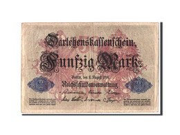 Billet, Allemagne, 50 Mark, 1914, 1914-08-05, KM:49b, B+ - 50 Mark