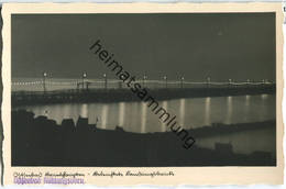 Kühlungsborn - Beleuchtete Landungsbrücke - Foto-Ansichtskarte - Kuehlungsborn