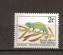 Südafrika 1993, Nr. 891 I A, Bedrohte Tiere, Zwergchamäleon (Bradypodion Tachiabronchum)  Postfrisch Mnh ** RSA - Ungebraucht