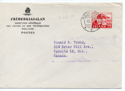 Carta Con Matasellos De 1958reykjavik.- - Brieven En Documenten