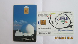 2 TELECARTES  FRANCE TELECOM - Operadores De Telecom