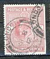 UK Edward VII 1902 N. 118 - 2,5 Scellini Violetto PERFIN Usato Cat. € 90 - Ohne Zuordnung