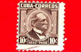 CUBA - Usato - 1954 - Tomas Estrada Palma, Patriota - Combattente Per La Libertà - 10 - Usados