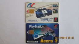 2  TELECARTES PLAYSTATION - Games