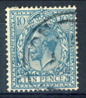 UK Giorgio V 1912-22 N. 151 P. 10 Azzurro-verde Usati Catalogo € 30 - Zonder Classificatie