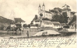 Schweiz, 1906, Aarburg Mit Festung, Von Zofingen Nach Muralto,siehe Scans! - Aarburg