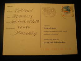 SPIDER ARACHNID Spiders Dusseldorf 1999 Cancel Card Germany - Spinnen