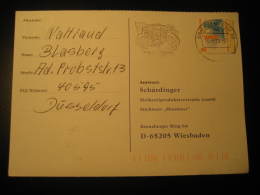 SPIDER ARACHNID Spiders Dusseldorf 1999 Cancel Card Germany - Araignées