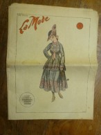 1916  LA MODE  Avec Son Dessin De Broderie Décalquable Au Fer Chaud  (broderie Anglaise,etc) - Patterns