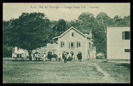 SÃO TOMÉ E PRÍNCIPE - A.C. Ilha Do Principe - Largo Paula Cid. Carte Postale - Santo Tomé Y Príncipe
