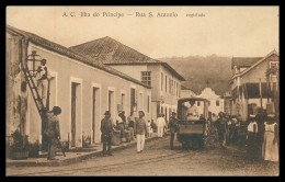 SÃO TOMÉ E PRÍNCIPE- A.C. Ilha Do Principe - Rua S. Antonio. Carte Postale - Sao Tome Et Principe