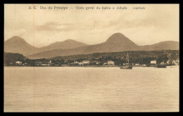 SÃO TOMÉ E PRÍNCIPE- A.C. Ilha Do Principe - Vista Geral Da Bahia E Cidade.  Carte Postale - Sao Tome Et Principe