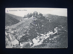 Brandenbourg  Ruine Et Village (1916) Censorship (zensur)  Auslandstelle Trier - Muellerthal