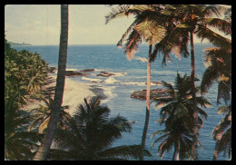 SÃO TOMÉ E PRÍNCIPE - Norteda Ilha - Ponta De Diogo Vaz ( Cliché M. Silva Brito Nº 015) Carte Postale - Sao Tome Et Principe