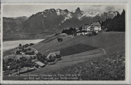 Hotel-Pension Haltenegg Ob Thun 1040 M.ü.M. Mit Blick Auf Thunersee Und Stockhornkette - Stempel: Heiligenschwendi - Heiligenschwendi