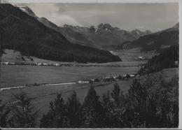 Madulain (Oberengadin - 1700 M) Gegen Chamues-ch Und Piz Della Margna - Bahnstempel RhB - Madulain