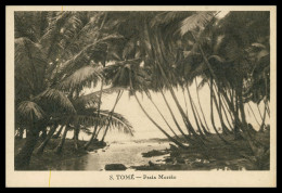 SÃO TOMÉ E PRÍNCIPE - Praia Morrão (Ed. Vrscha , 1ª Colecção ) Carte Postale - Sao Tome En Principe