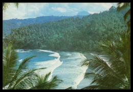 SÃO TOMÉ E PRÍNCIPE -  Praia Das Sete Ondas.  Carte Postale - Sao Tome En Principe