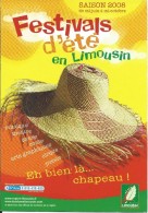 Festivals D'été En LIMOUSIN - Saison 2008 - Limousin