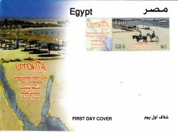 EGYPTE FDC - UTOPIA RESORT    / R 110 - Cartas & Documentos