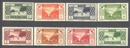 Grand Liban: Yvert N° A 49/56* - Airmail