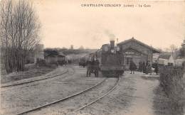 45 - LOIRET / Chatillon Coligny - La Gare - Gros Plan - Très Beau Cliché - Chatillon Coligny