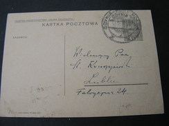 Polen , Alte Karte SST Gdinia 1935 - Lettres & Documents
