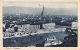 06406 "TORINO - PANORAMA" CART. ILL. ORIG. SPED. 1930 - Panoramische Zichten, Meerdere Zichten