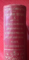 Livre Victor Hugo - Lettres à La Fiancée 1820 /1822 - No10 - Librairie Paul Ollendorff - 20x28,5x4 Cm - Tot De 18de Eeuw