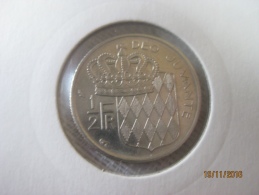 Monaco 1/2 Franc 1968 - 1960-2001 Nouveaux Francs
