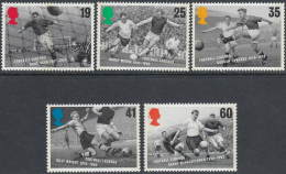 Great Britain 1996 Famous Football Players, Incl. Bobby Moore. Mi 1625-1629 MNH - Neufs