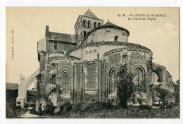 Ref 199 - SAINT-JOUIN-de-MARNES - Le Chevet De L'église - Saint Jouin De Marnes