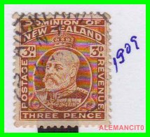 NEW ZEALAND  -  SELLO AÑO 1909 - Gebraucht