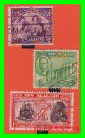 NEW ZEALAND  - 3 SELLOS  AÑO  1946 - Used Stamps