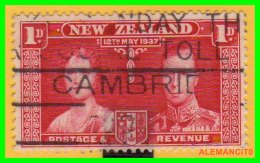 NEW ZEALAND  - SELLO  AÑO  1937 - Usati