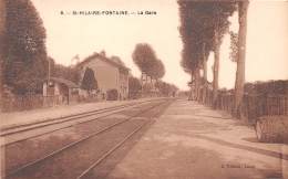 58 - NIEVRE - Gares Et Chemin De Fer / Saint Hilaire Fontaine - La Gare - Otros & Sin Clasificación